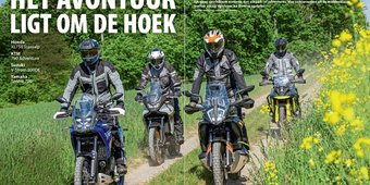 Vergelijkingstest middenklasse-adventures met V-Strom 800DE door Motoplus