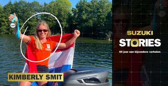 Suzuki Stories: Kimberly, Europees kampioen barefoot waterskiën, vertrouwt op Suzuki buitenboordmotoren