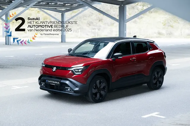 Suzuki tweede klantvriendelijkste Automotive bedrijf 2025 - Suzuki e VITARA