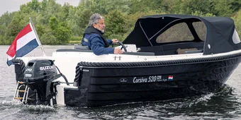 Boottesten test Corsiva 520 met Suzuki DF20A