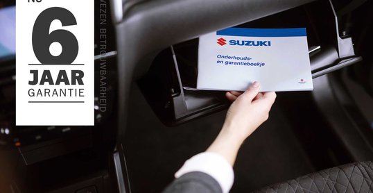 6 jaar garantie op nieuwe Suzuki's