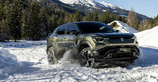 Met een elektrische Suzuki op wintersport: laden, rijden en genieten