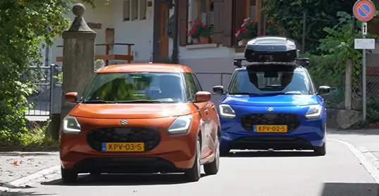 Test: ANWB challenge Swift: Op één tank naar Zwitserland